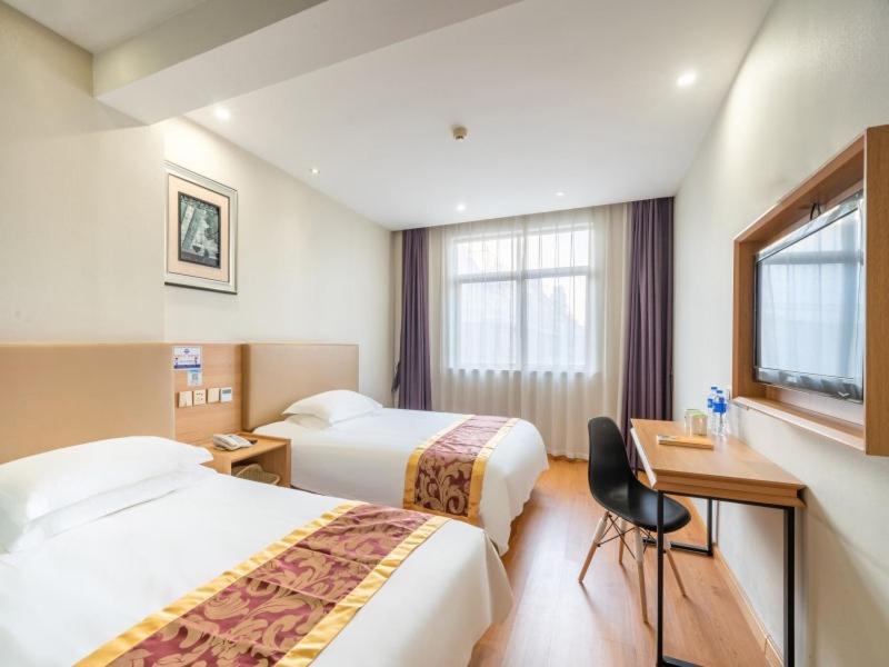 Greentree Inn Yiwu International Trade City Hotel Exterior foto