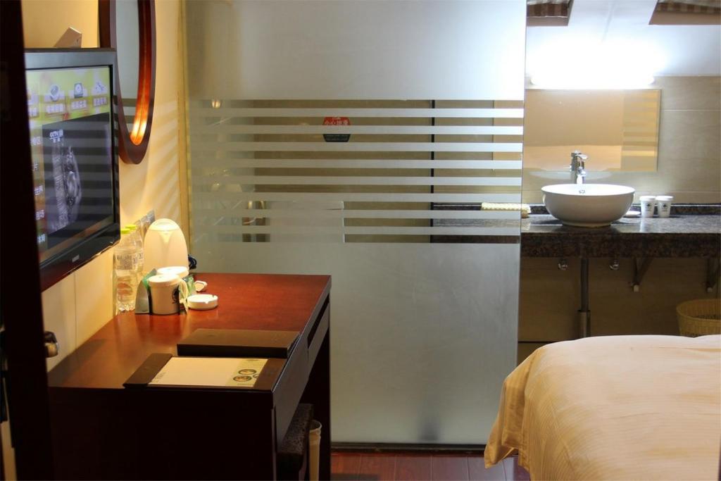 Greentree Inn Yiwu International Trade City Hotel Habitación foto